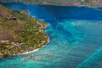 Hilton Moorea Lagoon Seaside Resort on Moorea Island French Polynesia