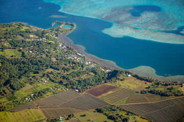 Farming on Tahiti Tropical Islands of French Polynesia