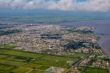 Cityscape Skyline of Georgetown Guyana