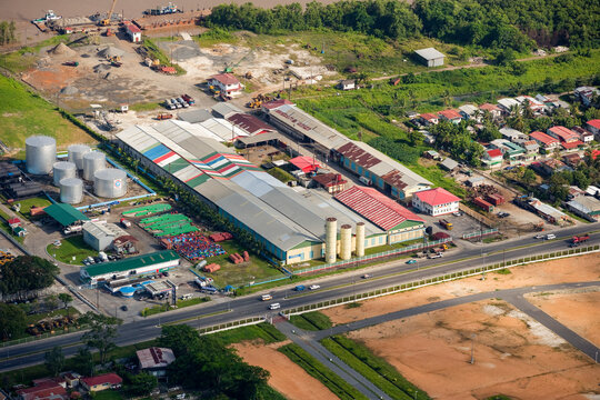 Georgetown Industry Along the Demerara River Guyana