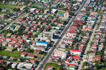 Cityscape Skyline of Georgetown Guyana
