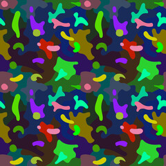 Fototapeta na wymiar Vector seamless pattern. An ornament with an abstract background. Design print for textile, fabric, wallpaper, background.