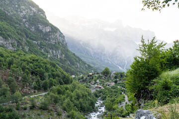 Fototapeta na wymiar National Park of Thethi, Albania