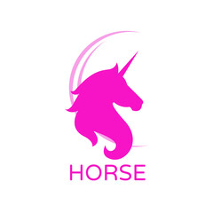 horse unicorn illustration