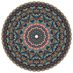 Hand drawn Mandala. Vintage decorative elements
