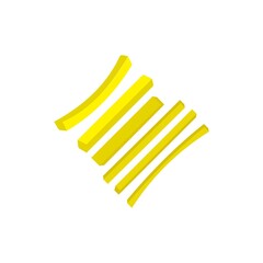 french fries icon design vector templates