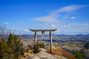 嶽山の鳥居(香川県三木町)