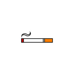 cigarette vector illustration for icon, symbol or logo