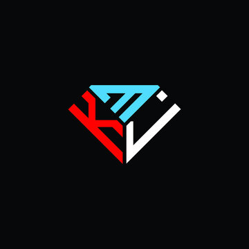 KMJ letter logo creative design. KMJ unique design