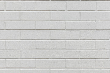 Fototapeta premium Close up of painted grey brick wall texture background.