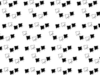 千鳥　シームレスな和柄の背景のベクターイラスト