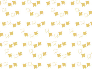 千鳥　シームレスな和柄の背景のベクターイラスト