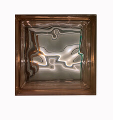 photo blocks with cubes made of colored glass