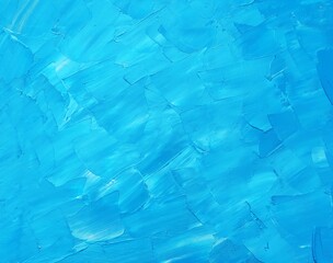 Oil painting on canvas texture. Blue background