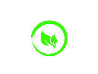 Obraz premium abstract green leaves set vector 