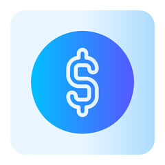 coin gradient icon