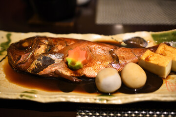 喫目鯛の煮付け