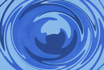 背景素材_マーブル模様_水色