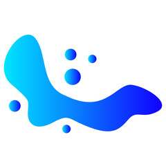 Abstract Organic Gradient Blob