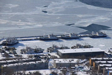 Fishing and trading port in Petropavlovsk-Kamchatsky