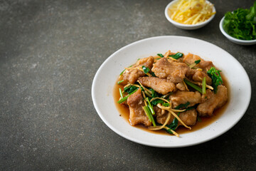 Stir Fried Fish with Chinese Celery