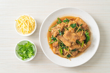 Stir Fried Fish with Chinese Celery