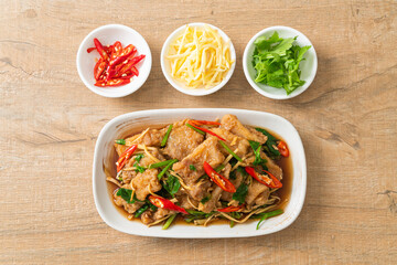 Stir Fried Fish with Chinese Celery
