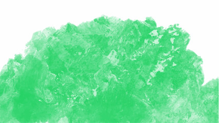 Green watercolor background for your design, watercolor background concept, vector.