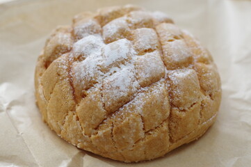 焼きたてのメロンパン