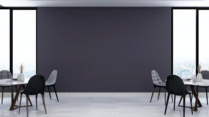 blank wall for logo mockup