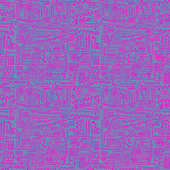 Obraz premium Seamless doodle geometric arrow, dot and line contemporary pattern in rythmic ethnic or Memphis style, background.