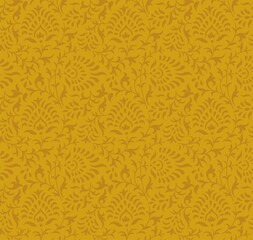 paisley floral pattern, textile , Rajasthan, royal India	