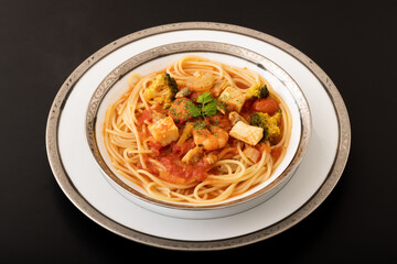 トマトスープスパゲティ