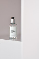 Hand cleaning gel used to disinfect and clean the hands for health safety during the COVID-19 pandemic around the world.