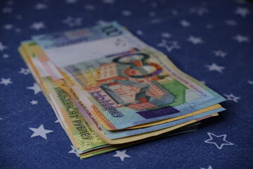 Belarus rubles in different denomination