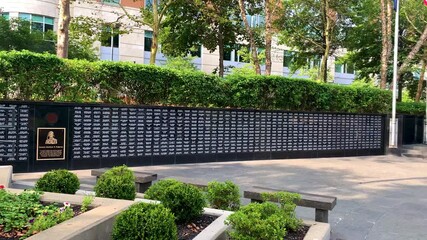 Korean War Memorial in Pittsburgh, Pennsylvania, USA