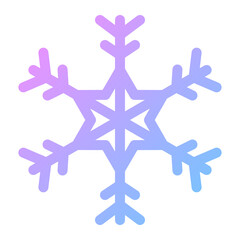 snowflake gradient icon