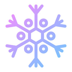 snowflake gradient icon