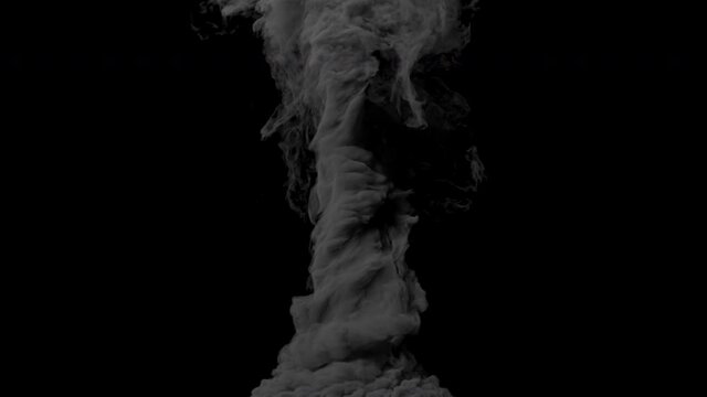 Smoke tornado on alpha