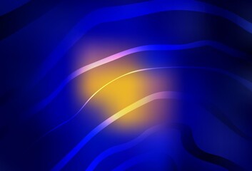 Dark Blue, Red vector template with bent lines.