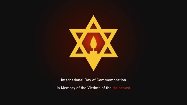 International Holocaust Remembrance Day. Day of Commemoration in Memory of the Victims of the Holocaust. January 27.