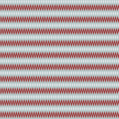 Abstract Hand Drawing Geometric Ethnic Horizontal Zig Zag Stripes Seamless Vector Pattern Isolated Background 