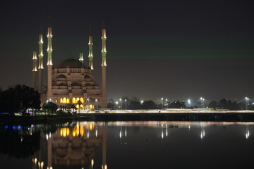 night view of the city