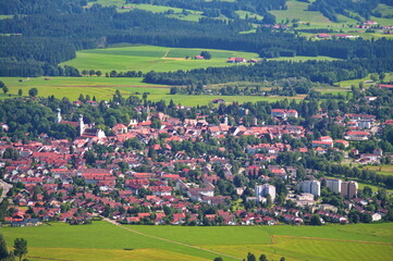Luftaufnahme Isny im Allgäu