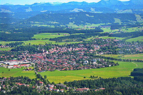 Luftaufnahme Isny im Allg&auml;u