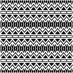 Seamless ethnic pattern color black and white.Can be used in fabric design for clothes, accessories; decorative paper, wrapping, background, wallpaper, Vector illustration.