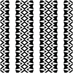 Seamless ethnic pattern color black and white.Can be used in fabric design for clothes, accessories; decorative paper, wrapping, background, wallpaper, Vector illustration.