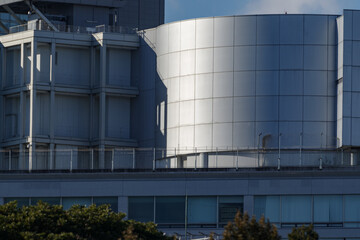 新宿御苑から望む、新宿の建物たち