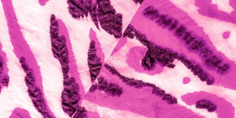Animal Print Pattern. Pink Jungle Leopard .