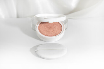 background, cosmetic makeup bottle lotion foundation primer cushion cc cream product with beauty fashion skincare healthcare mockup